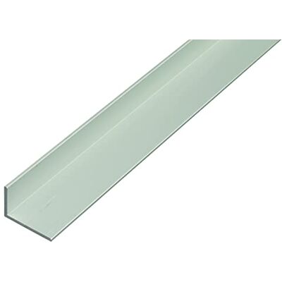 GAH-ALBERTS - 60X25X1000MM alluminio anodizzato argento - Profilo angolare GAH-ALBERTS - 60X25X1000MM alluminio anodizzato argento - Profilo angolare