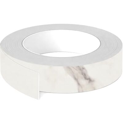 cyclingcolors 1x Bordo bordatura nastro per bordi in ABS senza colla 23 mm x 5 m spessore 0,80 mm pannello per mobili piano di lavoro laminato in legno, Marmo cristallo opaco cyclingcolors 1x Bordo bordatura nastro per bordi in ABS senza colla 23 mm x 5 m spessore 0,80 mm pannello per mobili piano di lavoro laminato in legno, Marmo cristallo opaco