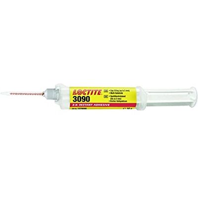 Colla cianoacrilato bi-componente Loctite 3090 - Siringa 10g - Trasparente - Riparazione Colla cianoacrilato bi-componente Loctite 3090 - Siringa 10g - Trasparente - Riparazione