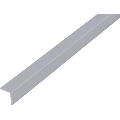 Alberts Profilo angolare Plastica, grigio alluminio 1000 x 10 x 10 mm Alberts Profilo angolare Plastica, grigio alluminio 1000 x 10 x 10 mm