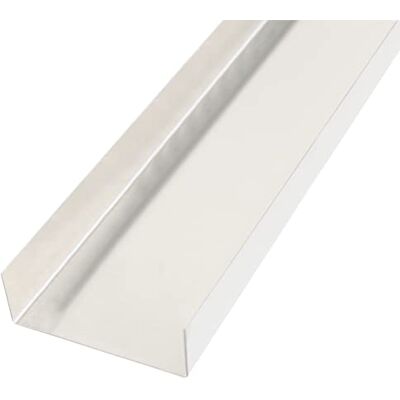 Alberts Lamiera liscia bordata, a U alluminio, naturale 2000 x 20 x 58 x 20 mm Alberts Lamiera liscia bordata, a U alluminio, naturale 2000 x 20 x 58 x 20 mm
