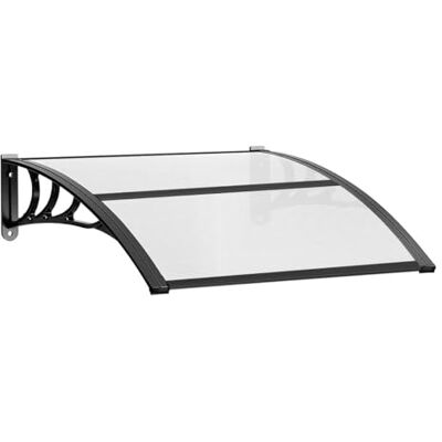 Emmevi Pensilina Tettoia Modulare 120x80 Cm Tetto Copertura Porta Finestra Esterno Alveolare Trasparente Emmevi Pensilina Tettoia Modulare 120x80 Cm Tetto Copertura Porta Finestra Esterno Alveolare Trasparente