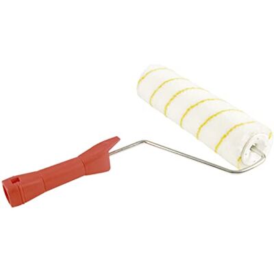 Amig Rullo speciale antigoccia di Perlon Mod. 4310-250 mm con ghiera metallica e asta in acciaio zincato superfici lisce e vernice plastica Amig Rullo speciale antigoccia di Perlon Mod. 4310-250 mm con ghiera metallica e asta in acciaio zincato superfici lisce e vernice plastica