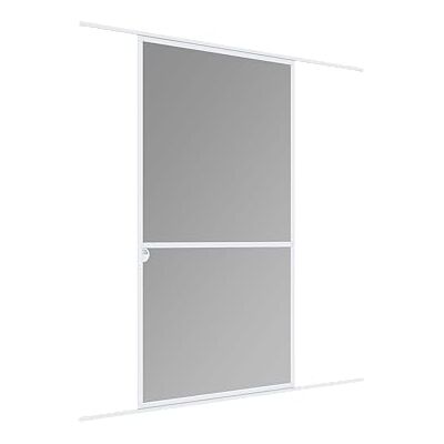 Windhager Zanzariera per porta scorrevole Expert, telaio in alluminio per porte 120 x 240 cm, colore: Bianco 04317 Windhager Zanzariera per porta scorrevole Expert, telaio in alluminio per porte 120 x 240 cm, colore: Bianco 04317