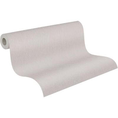 A.S. Création ATTRACTIVE Carta da parati in tessuto non tessuto, motivo floreale e grafico, colori naturali, superficie strutturata, tinta unita, struttura a strisce, 10,05 m x 0,53 m, grigio A.S. Création ATTRACTIVE Carta da parati in tessuto non tessuto, motivo floreale e grafico, colori naturali, superficie strutturata, tinta unita, struttura a strisce, 10,05 m x 0,53 m, grigio