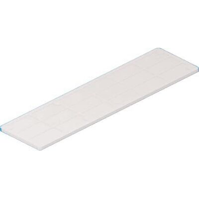 Roto /Gluske Blocco di vetro GLAS-TEC GL-NM 100 x 30 x 1 mm colore bianco 1000 pezzi Roto /Gluske Blocco di vetro GLAS-TEC GL-NM 100 x 30 x 1 mm colore bianco 1000 pezzi