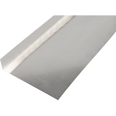Alberts Lamiera liscia bordata, forma a L alluminio, naturale 2000 x 135 x 30 mm Alberts Lamiera liscia bordata, forma a L alluminio, naturale 2000 x 135 x 30 mm