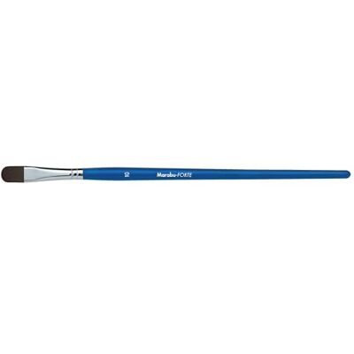 Marabu Forte, Misura 10, Pelo Sintetico in Legno Certificato FSC, Pennello a Lingua di Gatto per superfici ruvide e Tecniche di stuccatura, , Wood, Blue Marabu Forte, Misura 10, Pelo Sintetico in Legno Certificato FSC, Pennello a Lingua di Gatto per superfici ruvide e Tecniche di stuccatura, , Wood, Blue
