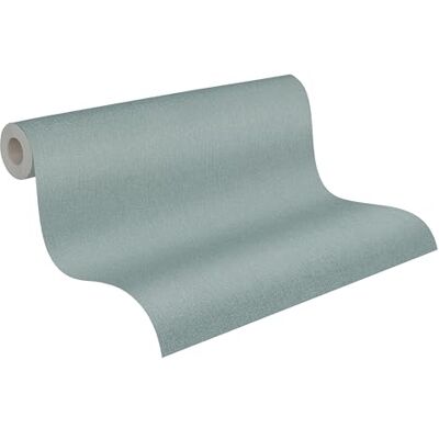 A.S. Création Carta da parati in tessuto non tessuto, verde scuro, nero, di alta qualità, tinta unita, su 10,05 m x 0,53 m, per diversi ambienti, made in Germany A.S. Création Carta da parati in tessuto non tessuto, verde scuro, nero, di alta qualità, tinta unita, su 10,05 m x 0,53 m, per diversi ambienti, made in Germany