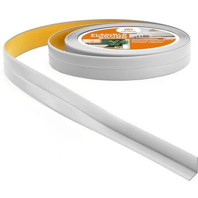 Garmin Battiscopa Morbido Adesivo 10 mm x 10 mm Striscia di Chiusura Nastro Sigillante Per il Bagno Per la Cucina PVC Flessibile Stretto Decorativo (Grigio chiaro, 5 metri) Garmin Battiscopa Morbido Adesivo 10 mm x 10 mm Striscia di Chiusura Nastro Sigillante Per il Bagno Per la Cucina PVC Flessibile Stretto Decorativo (Grigio chiaro, 5 metri)