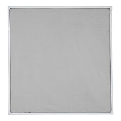 Amig Zanzariera Magnetica per Finestra 130 x 150 cm Telaio in PVC Bianco Rete in Fibra di Vetro Grigia Tagliabile e Regolabile Mod. Amig Zanzariera Magnetica per Finestra 130 x 150 cm Telaio in PVC Bianco Rete in Fibra di Vetro Grigia Tagliabile e Regolabile Mod.