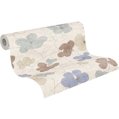 A.S. Création Nordic Feeling Carta da parati in tessuto non tessuto, colore: grigio, marrone A.S. Création Nordic Feeling Carta da parati in tessuto non tessuto, colore: grigio, marrone