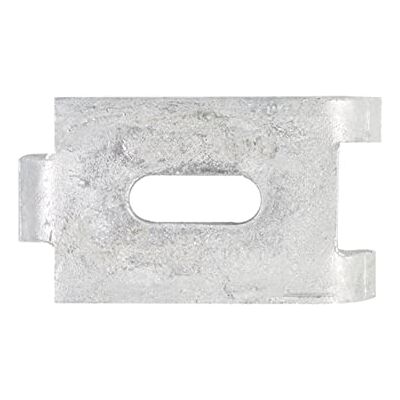Alberts Capocorda di fissaggio per stuoie a maglia doppia, zincato a caldo, 72 x 40 mm Alberts Capocorda di fissaggio per stuoie a maglia doppia, zincato a caldo, 72 x 40 mm