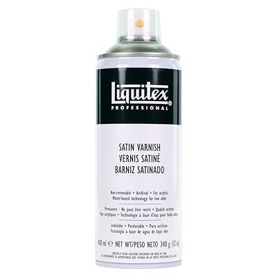 Liquitex Vernice Spray Professionale A Base D'acqua, Satinato, 400 ml, 1 Pezzo Liquitex Vernice Spray Professionale A Base D'acqua, Satinato, 400 ml, 1 Pezzo