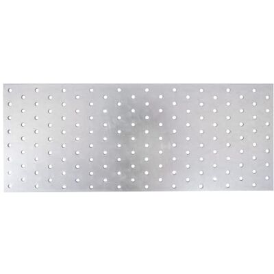 ALBERTS - 353476 - 400x160 mm - Acciaio - Piastra forata ALBERTS - 353476 - 400x160 mm - Acciaio - Piastra forata