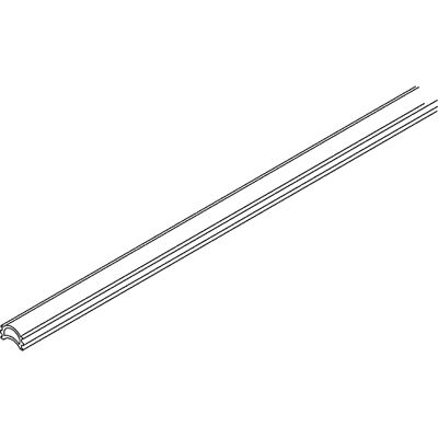 HAWA Divido Profilo di tenuta verticale per telaio in alluminio, 10 m, in plastica grigia HAWA Divido Profilo di tenuta verticale per telaio in alluminio, 10 m, in plastica grigia