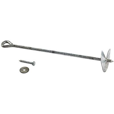 Gartenwelt Riegelsberger Set di ancoraggi a terra in acciaio zincato, ancoraggio di base per avvitare, 60 cm Gartenwelt Riegelsberger Set di ancoraggi a terra in acciaio zincato, ancoraggio di base per avvitare, 60 cm