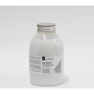 La Pajarita Vernice Finitura ultraopaca, Trasparente, 500 ml La Pajarita Vernice Finitura ultraopaca, Trasparente, 500 ml