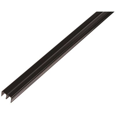 Alberts Profilo di Guida Superiore, Nero, 2 m Alberts Profilo di Guida Superiore, Nero, 2 m