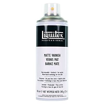 Liquitex Professional Vernice spray trasparente Opaco, 400 ml Liquitex Professional Vernice spray trasparente Opaco, 400 ml