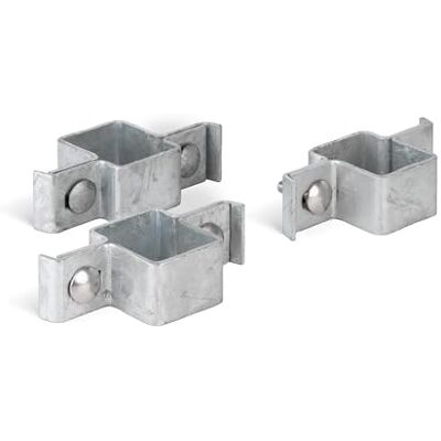 Alberts GAH- 680206 Fascetta centrale per pali quadrati, zincata a caldo, per pali da 60 x 40 mm, set da 3 Alberts GAH- 680206 Fascetta centrale per pali quadrati, zincata a caldo, per pali da 60 x 40 mm, set da 3