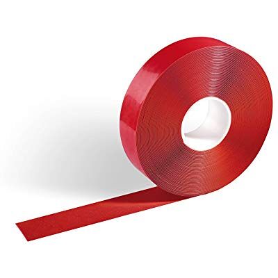 Durable Nastro Adesivo Antiscivolo per Segnaletica Orizzontale, 50 mm x 30 m, Rosso Segnale Durable Nastro Adesivo Antiscivolo per Segnaletica Orizzontale, 50 mm x 30 m, Rosso Segnale