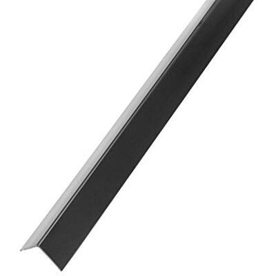 DQ-PP Profilo angolare angolare in plastica, 15 x 15 mm, 5 m (5 x 1 m), colore: nero, materiale: PVC, plastica, angoli esterni, protezione per angoli, parete L, profilo angolare in plastica DQ-PP Profilo angolare angolare in plastica, 15 x 15 mm, 5 m (5 x 1 m), colore: nero, materiale: PVC, plastica, angoli esterni, protezione per angoli, parete L, profilo angolare in plastica