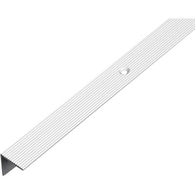 Alberts Profilo di protezione per paragradini Alluminio, anodizzato argento 2000 x 20 x 20 mm Alberts Profilo di protezione per paragradini Alluminio, anodizzato argento 2000 x 20 x 20 mm