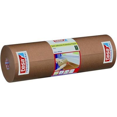 Tesa carta protettiva autoadesiva Per la protezione e il rivestimento di grandi superfici, rimovibile senza residui, 1 rotolo 50 m x 30 cm Tesa carta protettiva autoadesiva Per la protezione e il rivestimento di grandi superfici, rimovibile senza residui, 1 rotolo 50 m x 30 cm