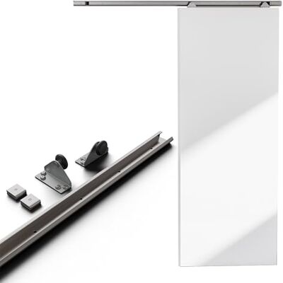 Amig Kit porta scorrevole legno Guida 186 cm acciaio zincato 30 kg massimo Mod. Amig Kit porta scorrevole legno Guida 186 cm acciaio zincato 30 kg massimo Mod.