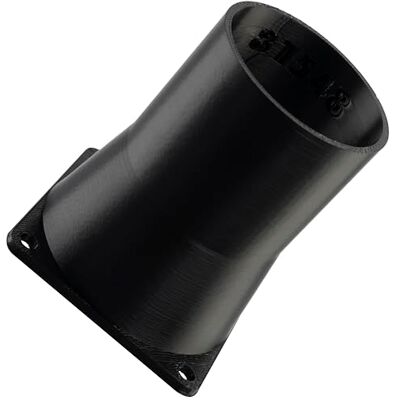 Aerzetix Adattatore Quadrato-Rotondo per Flusso d’Aria per Condotto di Ventilazione 60x60 mm Ø48 mm en Plastique ABS Aerzetix Adattatore Quadrato-Rotondo per Flusso d’Aria per Condotto di Ventilazione 60x60 mm Ø48 mm en Plastique ABS
