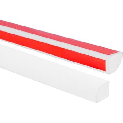 Garmin Profilo a quarto di tondo in PVC 10x10 mm Bianco, 3 m Garmin Profilo a quarto di tondo in PVC 10x10 mm Bianco, 3 m