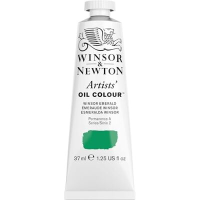 Winsor & Newton Artists Pittura ad Olio, Winsor Smeraldo, 37 ml Winsor & Newton Artists Pittura ad Olio, Winsor Smeraldo, 37 ml
