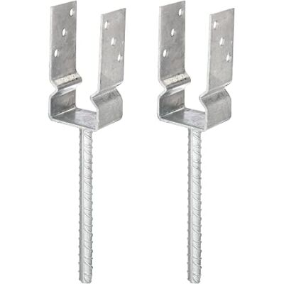 Alberts GAH- 208509 Supporto per pali a U da avvitare o per calcestruzzo zincato a caldo Larghezza luce 71 mm Set da 2 Alberts GAH- 208509 Supporto per pali a U da avvitare o per calcestruzzo zincato a caldo Larghezza luce 71 mm Set da 2