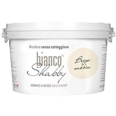 biancoShabby - Vernice a gesso - beige sabbia - Vernice biancoShabby - Vernice a gesso - beige sabbia - Vernice