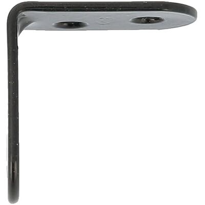 Amig Confezione da 100 angolari di rinforzo in metallo 0 x 16 x 1,5 mm Bordo quadrato Progettato con forma a L Per Riparare Mobili in Legno o Posizionare Scaffali e Scaffali Acciaio nero Amig Confezione da 100 angolari di rinforzo in metallo 0 x 16 x 1,5 mm Bordo quadrato Progettato con forma a L Per Riparare Mobili in Legno o Posizionare Scaffali e Scaffali Acciaio nero