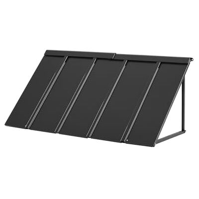 VEVOR Pensilina per Finestra Porta da 1430 x 610 mm Tettoia per Porta Ingresso, Acciaio Verniciato a Polvere Antiruggine, Pensilina per Patio Esterno, per Protezione da Pioggia, Neve e Luce Solare VEVOR Pensilina per Finestra Porta da 1430 x 610 mm Tettoia per Porta Ingresso, Acciaio Verniciato a Polvere Antiruggine, Pensilina per Patio Esterno, per Protezione da Pioggia, Neve e Luce Solare