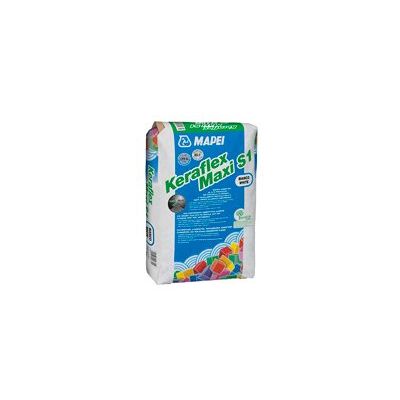 MAPEI Keraflex Maxi S1", malta flessibile sottile e centrale, malta adesiva flessibile, spessore massimo 15 mm, grigio (1 sacco da 25 kg) MAPEI Keraflex Maxi S1", malta flessibile sottile e centrale, malta adesiva flessibile, spessore massimo 15 mm, grigio (1 sacco da 25 kg)