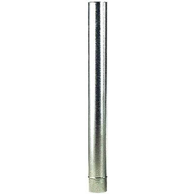 WOLFPACK Tubo Estufa Acero Galvanizado Ø 120 mm, Ideal Estufas de Leña, Chimenea, Alta resistencia, Conducto Humos WOLFPACK Tubo Estufa Acero Galvanizado Ø 120 mm, Ideal Estufas de Leña, Chimenea, Alta resistencia, Conducto Humos