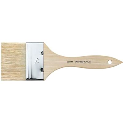 Marabu setola Robusta, Misura 75, Legno Certificato FSC, Pennello Largo per Tessuti, Colori acrilici e ad Olio, , Wood Marabu setola Robusta, Misura 75, Legno Certificato FSC, Pennello Largo per Tessuti, Colori acrilici e ad Olio, , Wood