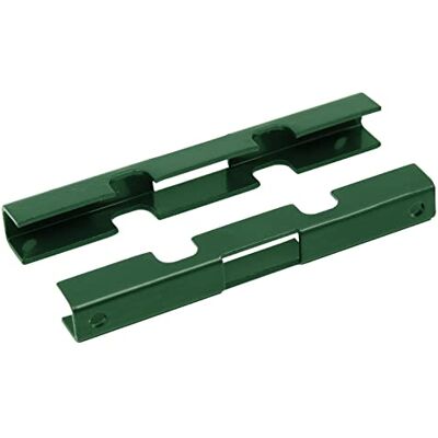Alberts Connettore per Rete, Acciaio, zincata a Caldo-Superficie: con Rivestimento in plastica Verde RAL 6005 Alberts Connettore per Rete, Acciaio, zincata a Caldo-Superficie: con Rivestimento in plastica Verde RAL 6005