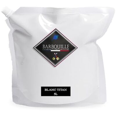 Generic - Laque acrylique satin - Bianco - 5 L - Paint Generic - Laque acrylique satin - Bianco - 5 L - Paint
