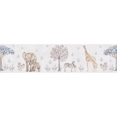 Bordo per bambini beige/grigio A.S. Creation - Collezione Lilly & Luis Bordo per bambini beige/grigio A.S. Creation - Collezione Lilly & Luis