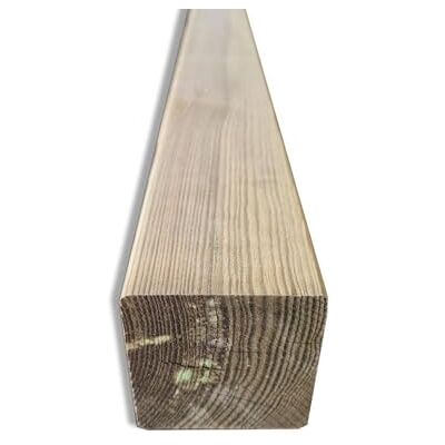 SUNWOOD Trave quadrata in legno di pino impregnata da 240 cm, sezione 7x7 cm SUNWOOD Trave quadrata in legno di pino impregnata da 240 cm, sezione 7x7 cm