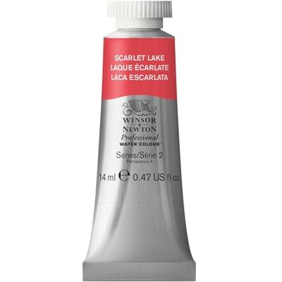 Winsor & Newton WN ACQUERELLO PROFESSIONALE 14ML – Lacca Scarlatto Winsor & Newton WN ACQUERELLO PROFESSIONALE 14ML – Lacca Scarlatto