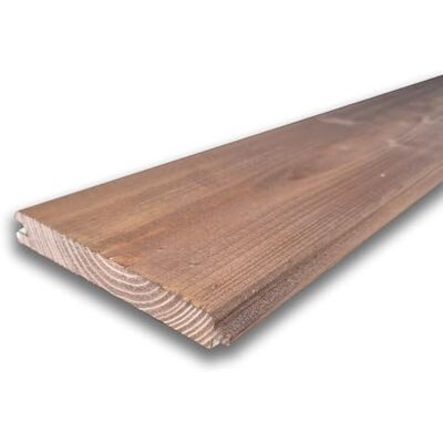 SUNWOOD Perlina in Legno di Abete Marrone, Sezione 15x2 cm, Lunghezza per Rivestimenti, Fai da Te SUNWOOD Perlina in Legno di Abete Marrone, Sezione 15x2 cm, Lunghezza per Rivestimenti, Fai da Te
