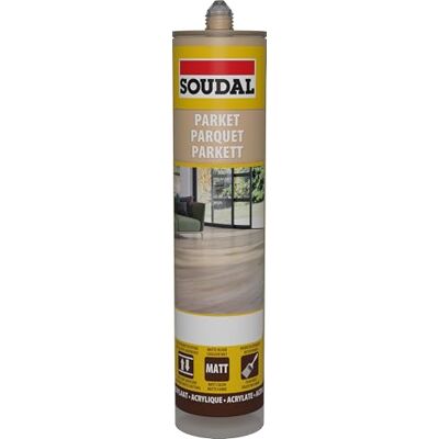 Soudal – Sigillante per parquet in legno massello di faggio, parquet, laminato e pavimenti in sughero, 300 ML Soudal – Sigillante per parquet in legno massello di faggio, parquet, laminato e pavimenti in sughero, 300 ML