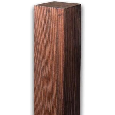SUNWOOD Trave in Legno Lamellare di Pino Nordico, Sezione Quadrata 9x9 cm, Lunghezza 3 m, Impregata color Teak scuro SUNWOOD Trave in Legno Lamellare di Pino Nordico, Sezione Quadrata 9x9 cm, Lunghezza 3 m, Impregata color Teak scuro