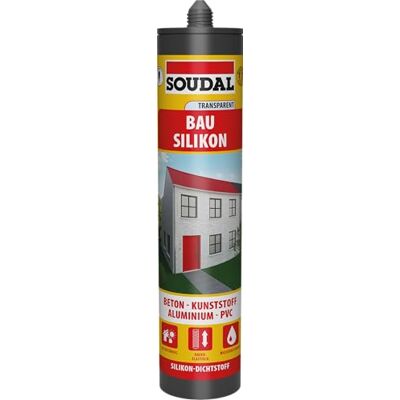 Soudal Bau & Finestra Silicone, einkomponentiger Fuge sigillante der Premium Classe su Silicon di base, 300 ML cartuccia (tenendo. Colori a Scelta) Soudal Bau & Finestra Silicone, einkomponentiger Fuge sigillante der Premium Classe su Silicon di base, 300 ML cartuccia (tenendo. Colori a Scelta)