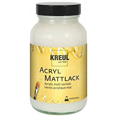 KREUL 79410-250 ml Vernice acrilica Opaca su Base di Resina Sintetica, Vernice Trasparente Protettiva e Coprente per Dipinti Completamente essiccati, per Uso Interno ed Esterno KREUL 79410-250 ml Vernice acrilica Opaca su Base di Resina Sintetica, Vernice Trasparente Protettiva e Coprente per Dipinti Completamente essiccati, per Uso Interno ed Esterno